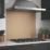 Splashback  Rose Gold Self-Adhesive Glass Kitchen Splashback 900mm x 750mm x 6mm