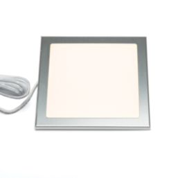 VEW Slim Square LED Cabinet Light Silver 3W 140lm