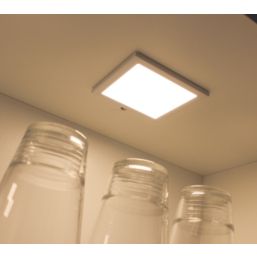 VEW Slim Square LED Cabinet Light Silver 3W 140lm