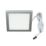 VEW Slim Square LED Cabinet Light Silver 3W 140lm