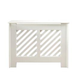 Victorian Radiator Cover White 1020mm x 180mm x 800mm