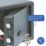 Burg-Wachter Pure Safe PS110 K  Key Freestanding Home Safe 6.7Ltr