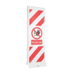 Essentials  "Do Not Use" Eyelet Sign 1885mm x 300mm
