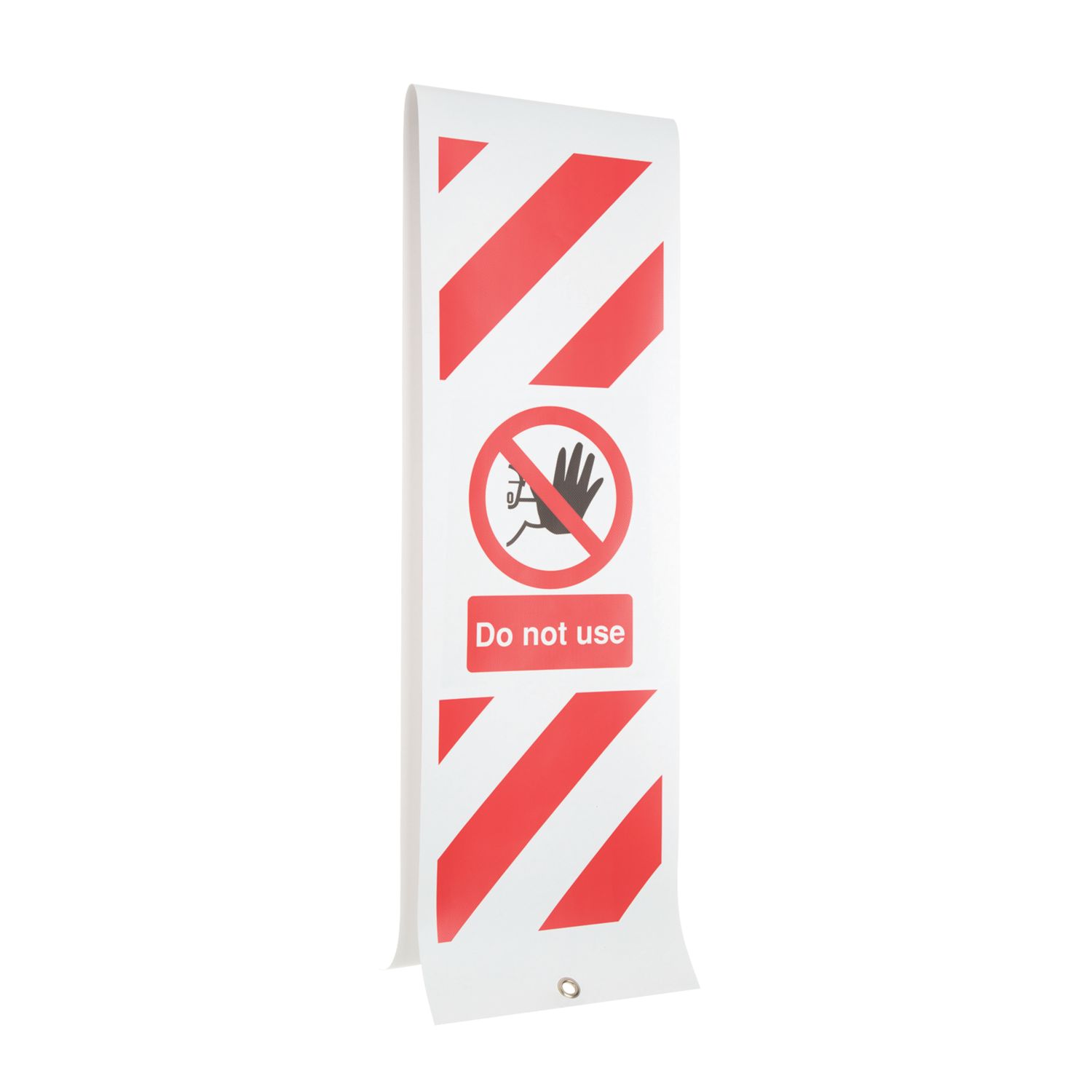 Essentials "Do Not Use" Eyelet Sign 1885mm x 300mm (2343T)