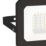 Eglo Risacca-E Outdoor LED Flood Light Black 30W 2800lm