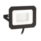 Eglo Risacca-E Outdoor LED Flood Light Black 30W 2800lm