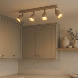Eglo Tilston Bar 4-Light Spotlight Sandy