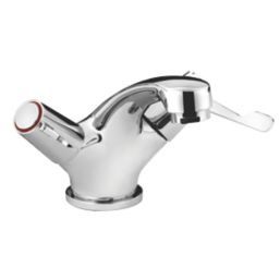 Bristan Lever Chrome 125mm Cloakroom Lever Mono Basin Mixer Tap  With Pop-Up Waste