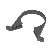 FloPlast  Soil Pipe Clip Anthracite Grey 110mm 5 Pack