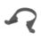 FloPlast  Soil Pipe Clips Anthracite Grey 110mm 5 Pack