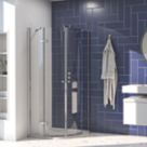 Aqualux Aquarius 8 Frameless Quadrant Shower Enclosure LH&RH 900mm x 900mm x 2000mm