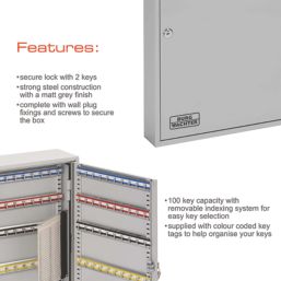 Burg-Wachter  100-Hook Key Cabinet