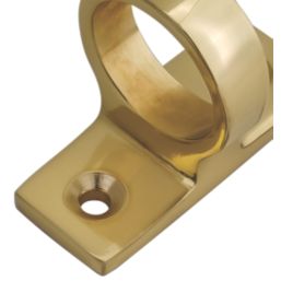 Smith & Locke Sash Window Handle Polished Brass 42mm x 33mm