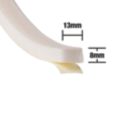 Stormguard  Extra Thick Weatherstrips White 3.5m 2 Pack