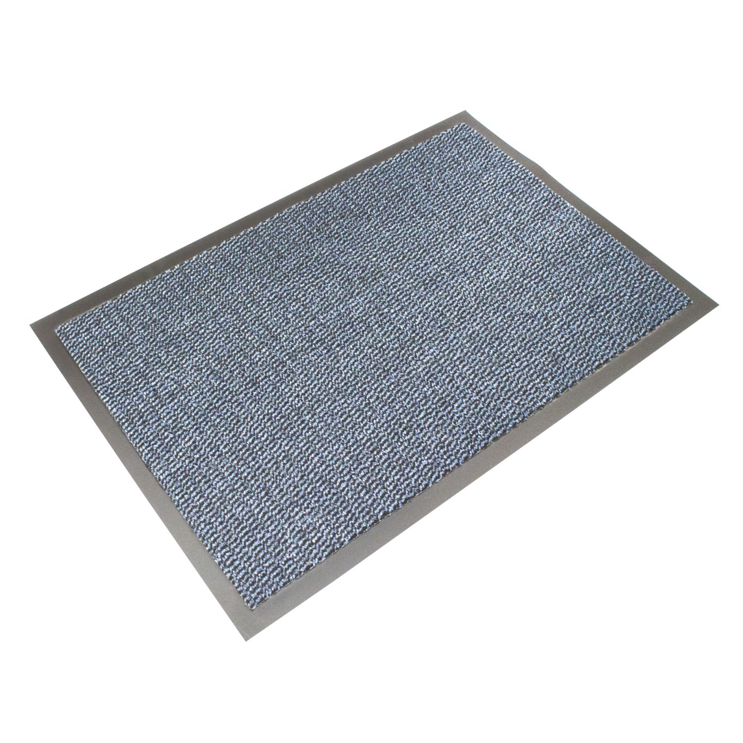 COBA Vyna-Plush Entrance Mat Black/Blue 1.2m x 0.9m x 7mm (2352V)