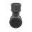 FloPlast Cast Iron Effect Push-Fit 92.5° Double Socket Branch Black 110mm