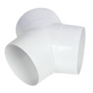 Manrose Circular Y Piece Connector White 100mm