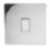 LAP  10AX 1-Gang 2-Way Light Switch  Polished Chrome with White Inserts