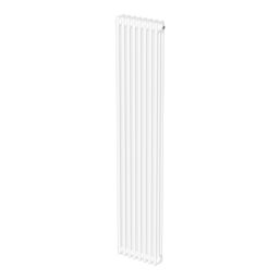 Flomasta 1800mm x 380mm 4520BTU White Vertical 3 Column Radiator