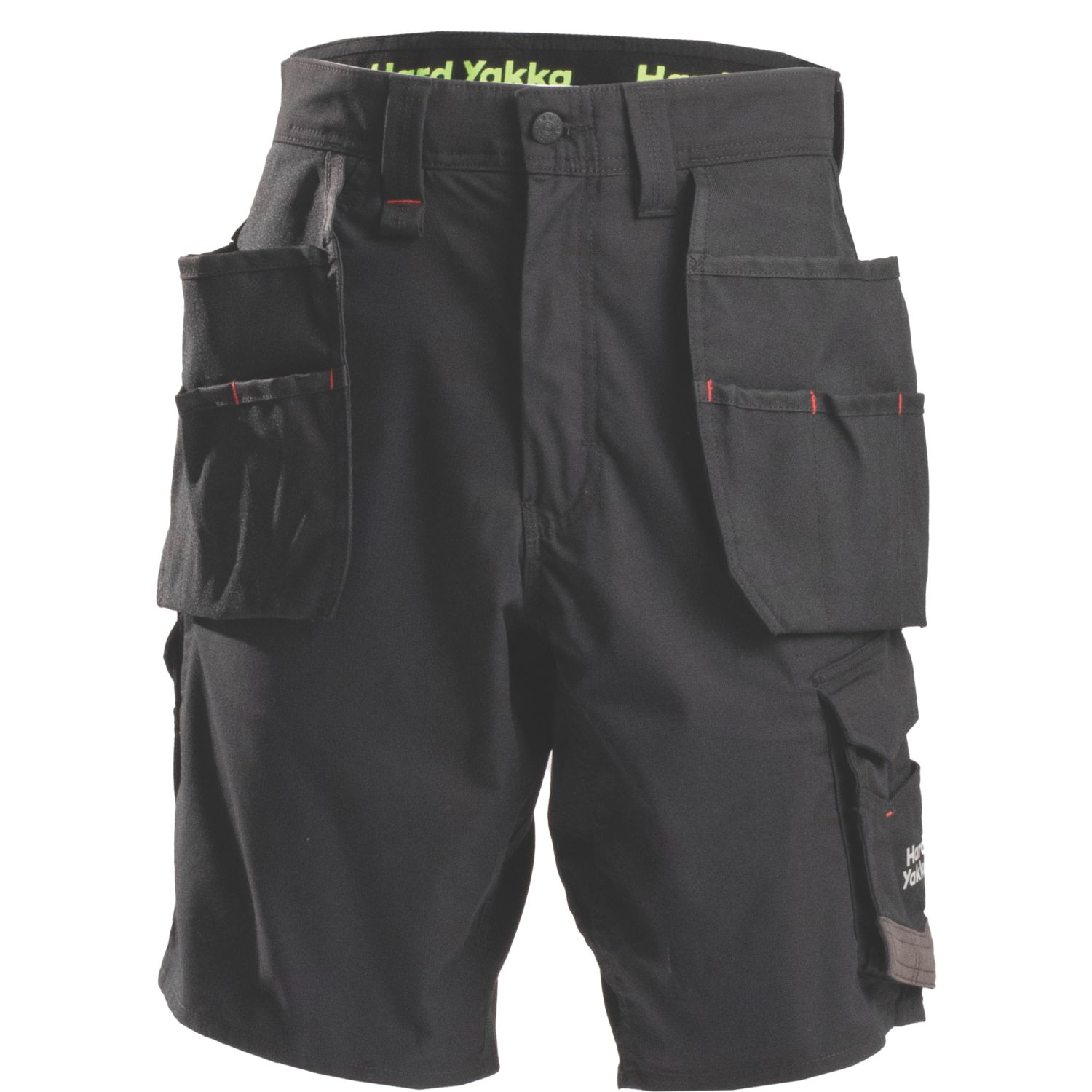 Hard Yakka Raptor Active Holster Work Shorts Black 40" W (235AY)