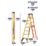 Werner Fibreglass 2.37m 8 Step Swingback A Frame Step Ladder
