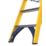 Werner Fibreglass 2.37m 8 Step Swingback A Frame Step Ladder