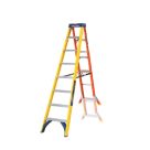 Werner Fibreglass 2.37m 8 Step Swingback A Frame Step Ladder