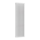 Reina Elips Double 1600mm x 420mm 3903BTU White Vertical Designer Radiator