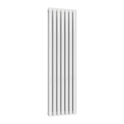 Reina Elips Double 1600mm x 420mm 3903BTU White Vertical Designer Radiator