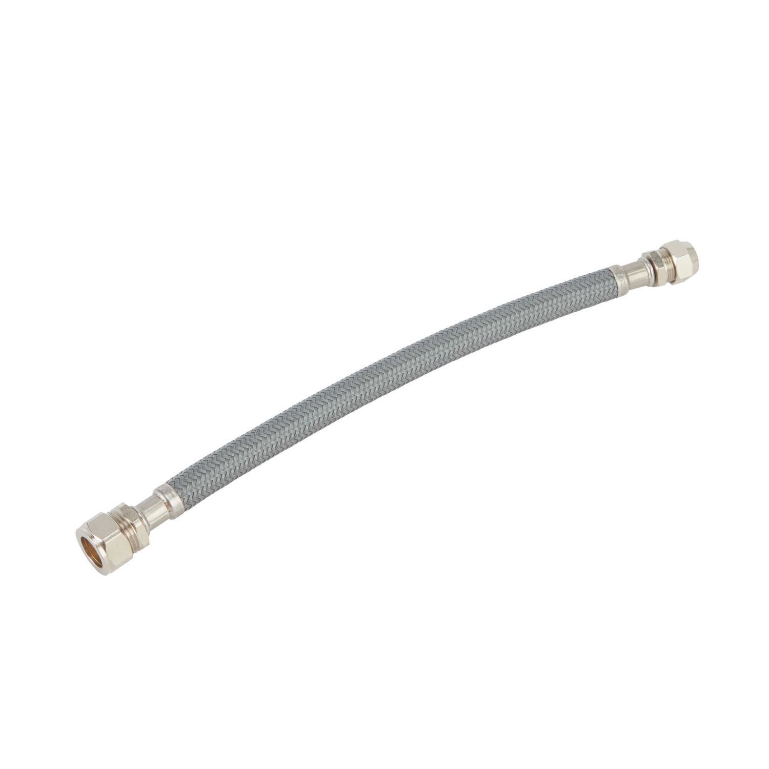 Flomasta Straight Flexible Compression Hose 15mm x 10mm x 300mm (235FA)