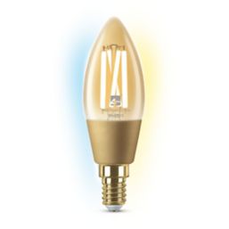 4lite  SES Candle LED Smart Light Bulb 4.9W 470lm 2 Pack