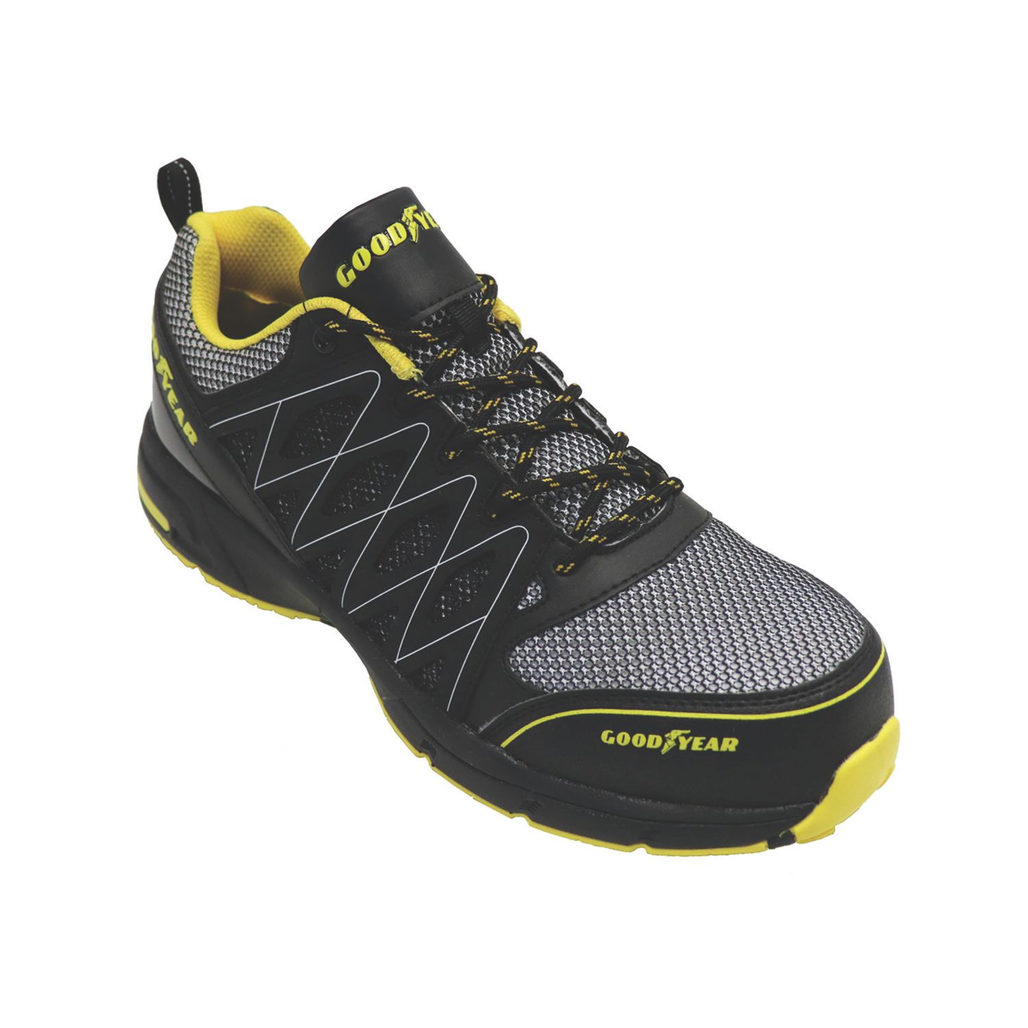 Goodyear GYSHU1502 Size 5 Black / Yellow Safety Trainers (235HU)
