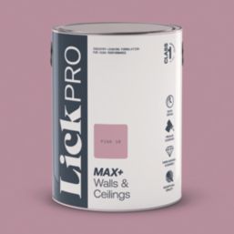 LickPro Max+ 5Ltr Pink 10 Matt Emulsion  Paint