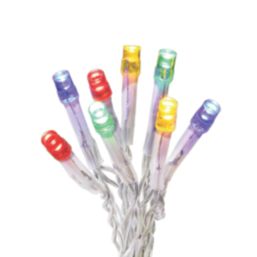 300 LED Indoor & Outdoor Multi Colour Icicle Christmas Lights 20.85m