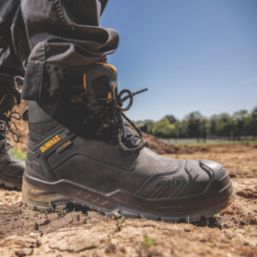 DEWALT Bedrock Size 9  Black Waterproof Steel Toe Cap Safety Boots