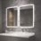 Sensio Libra Rectangular Ultra-Slim Illuminated CCT Bathroom Mirror With 867lm LED Light 390mm x 500mm