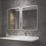 Sensio Libra Rectangular Ultra-Slim Illuminated CCT Bathroom Mirror With 867lm LED Light 390mm x 500mm