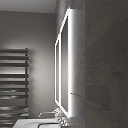 Sensio Libra Rectangular Ultra-Slim Illuminated CCT Bathroom Mirror With 867lm LED Light 390mm x 500mm