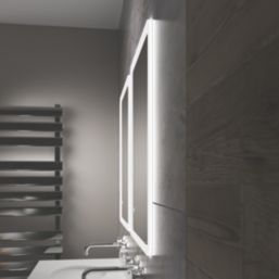 Sensio Libra Rectangular Ultra-Slim Illuminated CCT Bathroom Mirror With 867lm LED Light 390mm x 500mm