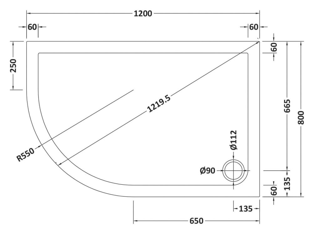 Sommer 6 Double Door Offset Quadrant Shower Enclosure 1200 X 800mm Sos05 P2162 - View #6