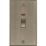 Knightsbridge  45A 2-Gang DP Control Switch Antique Brass with LED