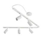 Inlight Cayo 1-Circuit Track Light Fitting 1.6m White