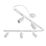 Inlight Cayo 1-Circuit Track Light Fitting 1.6m White