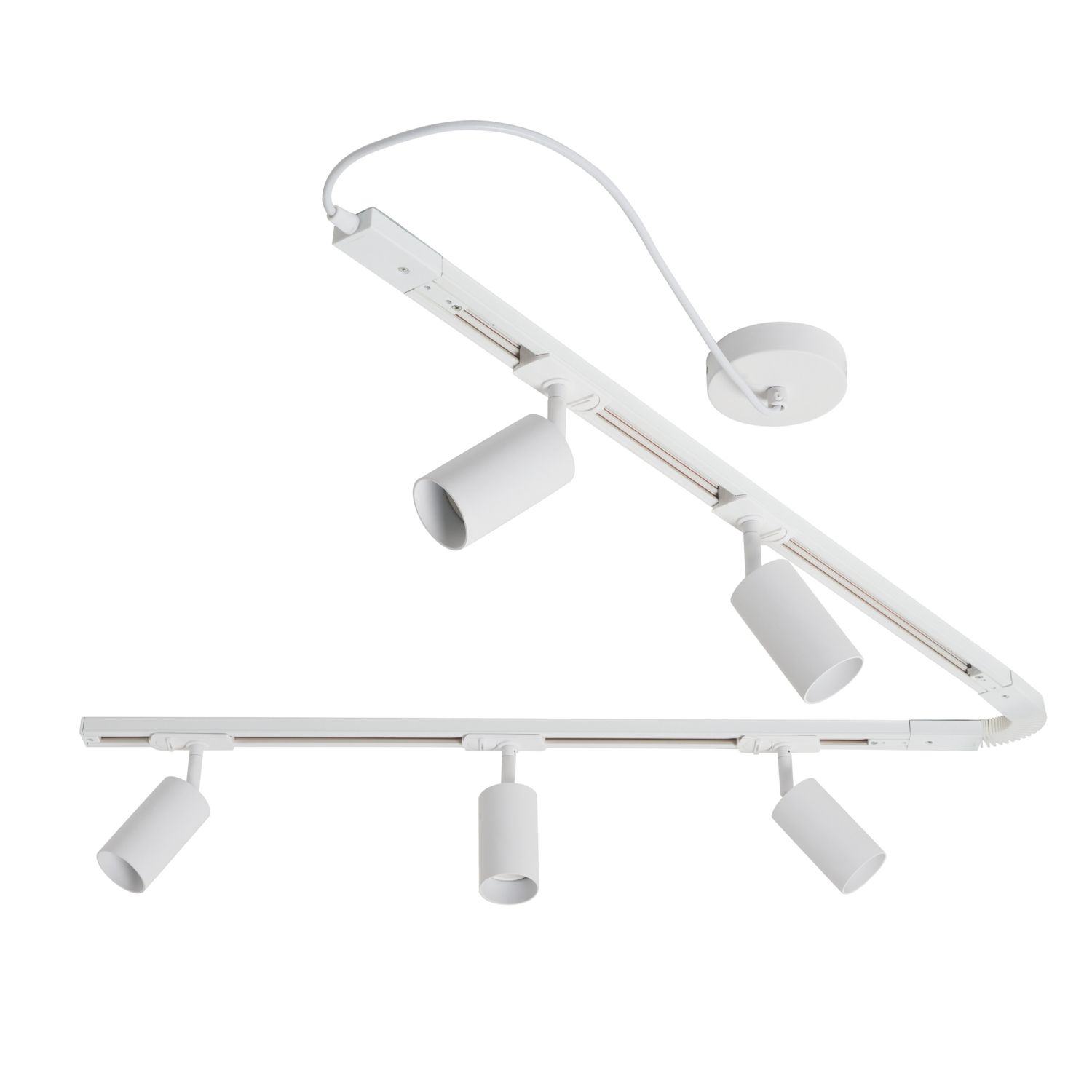 Inlight Cayo 1-Circuit Track Light Fitting 1.6m White (235VJ)