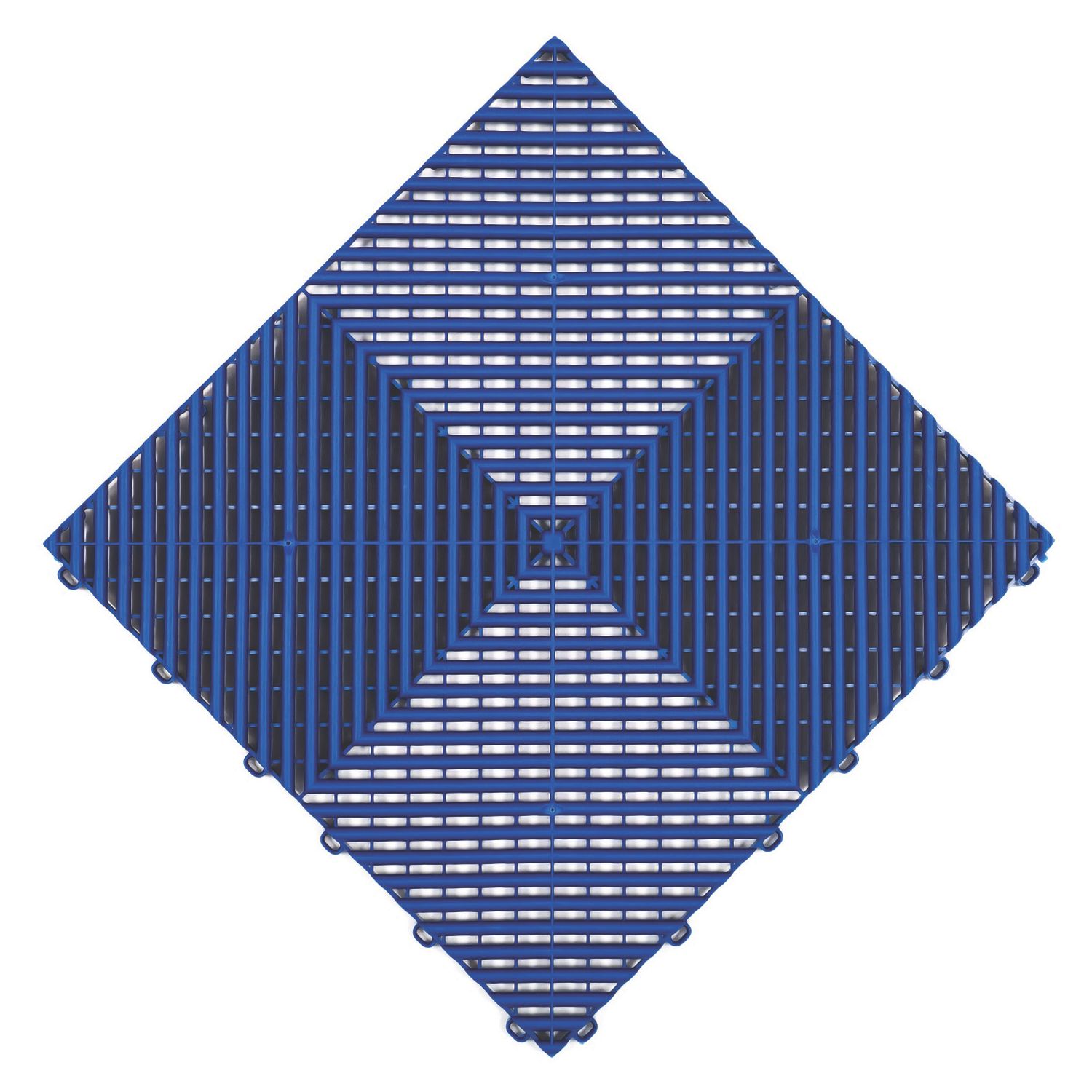 Swisstrax Ribtrax Pro Interlocking Floor Tiles Royal Blue 19mm 25 Pack (235YU)