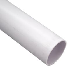 FloPlast Solvent Weld Pipes White 50mm x 3m 4 Pack
