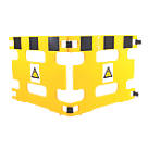 Addgards Handigard 2-Panel Barrier Yellow / Black 970mm