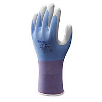Showa 370 Nitrile Gloves Blue Medium