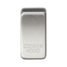 Knightsbridge 'COOKER HOOD' Switch Cover Brushed Chrome