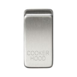 Knightsbridge 'COOKER HOOD' Switch Cover Brushed Chrome